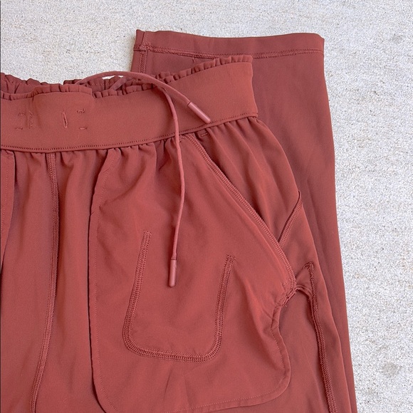 Lululemon Rust Red Drawstring Pants - Picture 10 of 11